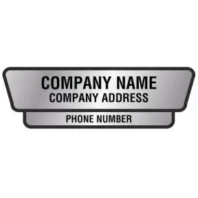 Personalized Vehicle Decals - Style K