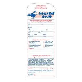 Early Bird Service Envelope