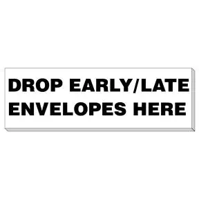 Key Drop Sign