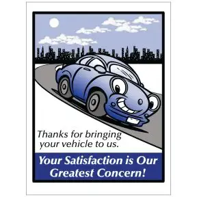 Economy Embossed Floor Mat - Happy Car