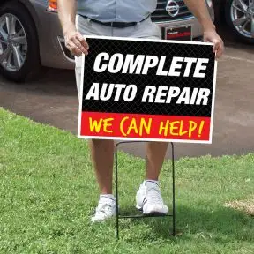 Curb Sign Holder