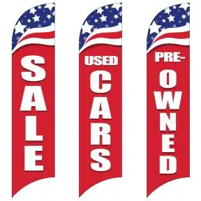 Sales Wave Flags - Patriotic Stars