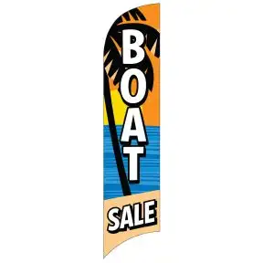 Wave Flag - "Boat Sale" Beach