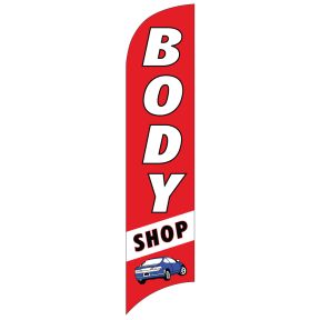 Service Wave Flag - "Body Shop"
