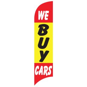 Sales Wave Flag - "We Buy Cars"