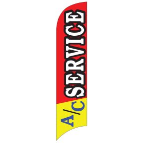 Service Wave Flag - "A/C Service"