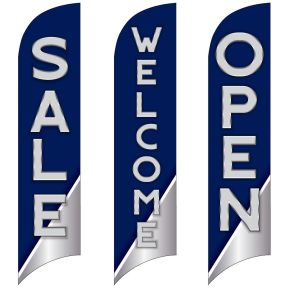 Sales Wave Flags - Chrome