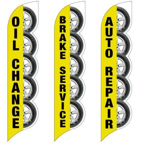 3D Wave Flags - Tires