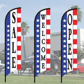 Sales Wave Flag Kits - Patriotic