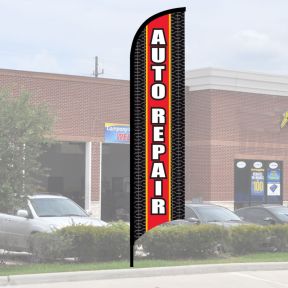 Service Wave Flag Kits - Auto Repair