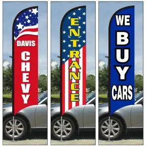 Wave Flag Tire Base Kit - Personalized