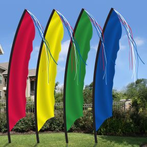 Windfeather Flag Kits - Solid Colors