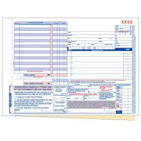 Florida Repair Order - 2 Part without Personalization