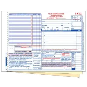 Florida Repair Order - 3 Part with Personalization