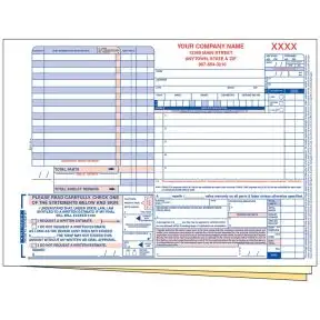 Customer Repair Order - 3 Part with Personalization