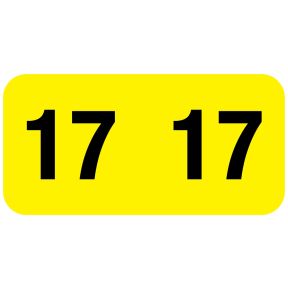 ServiceFile Model Year Labels on a Roll - 2017