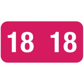 ServiceFile Model Year Labels on a Roll - 2018