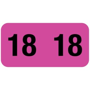 ServiceFile Model Year Labels on a Roll - 2018
