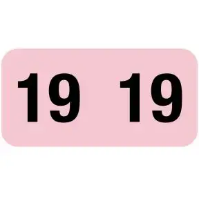 ServiceFile Model Year Labels on a Roll - 2019