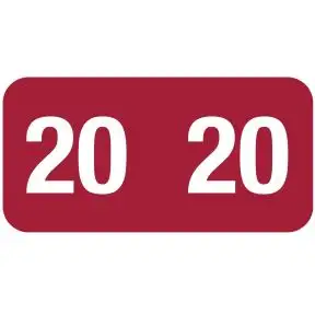 ServiceFile Model Year Labels on a Roll - 2020