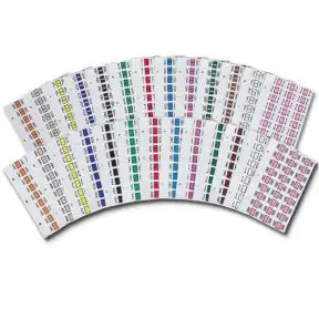 ServiceFile Labels on Sheets Kit - Alpha Letters