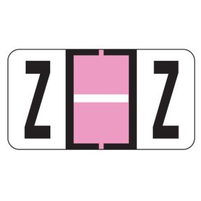 ServiceFile Labels on Sheets - Alpha Letter - Z