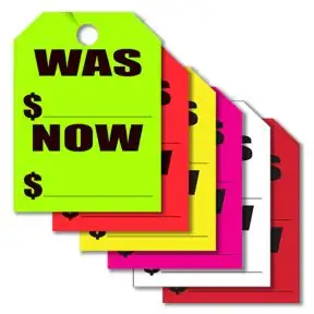 Mirror Hang Tags - "Was Now"