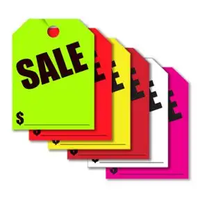 Mirror Hang Tags - "Sale"
