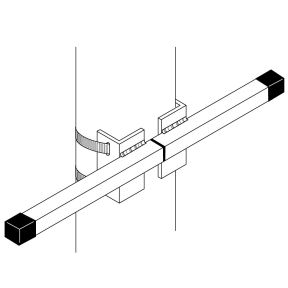 Interceptor Bracket for Double Panel Pole Banner Set