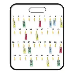 Keyboard with Tabs - 38 Key Capacity