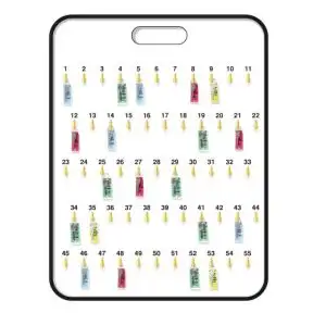 Keyboard with Tabs - 55 Key Capacity