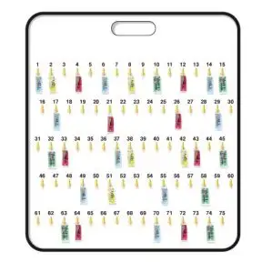 Keyboard with Tabs - 75 Key Capacity