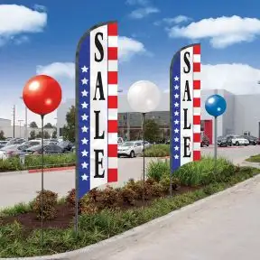 Wave Flag Advertising Kits - Line Your Lot