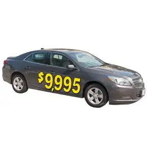 Magnetic Car Number Kit - Yellow