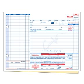 Marine Repair Order - 2 Part without Personalization