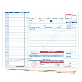 Marine Repair Order - 3 Part without Personalization
