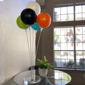 Reusable Balloon Tabletop Kit - Deluxe Acrylic Base - Pick Your Colors