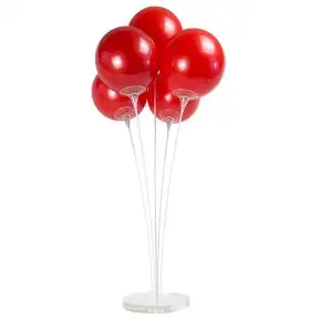 Reusable Balloon Tabletop Kit - Deluxe Acrylic Base - Solid Colors