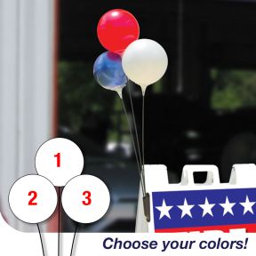 Pick Your Colors - 3 Mini Balloon Bracket Kit