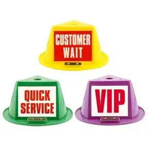 Magnetic Car Top Hats with Message Panels