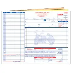 Motorcycle RO - 3 Part with Personalization