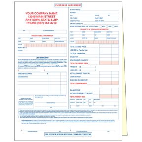 Purchase Agreement with Personalization