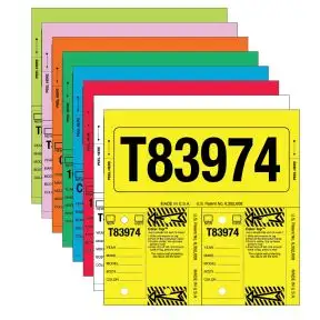 Stock Number Key Tag Sets