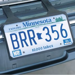 Rubber License Plate Holder