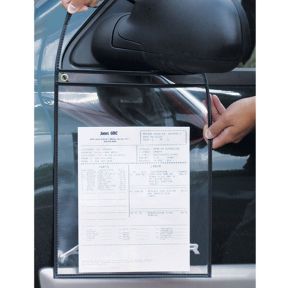 RO Holder with Strap - 12" w x 15" h, Transparent