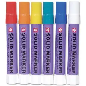 Solid Paint Windshield Markers - 1/2" Tip