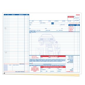 Service Repair Order - 2 Part without Personalization