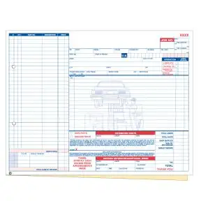 Service Repair Order - 2 Part with Personalization