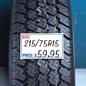 Standard Tire Sticker 
