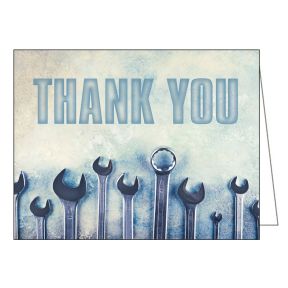 Thank You Card - Wrench Line Up